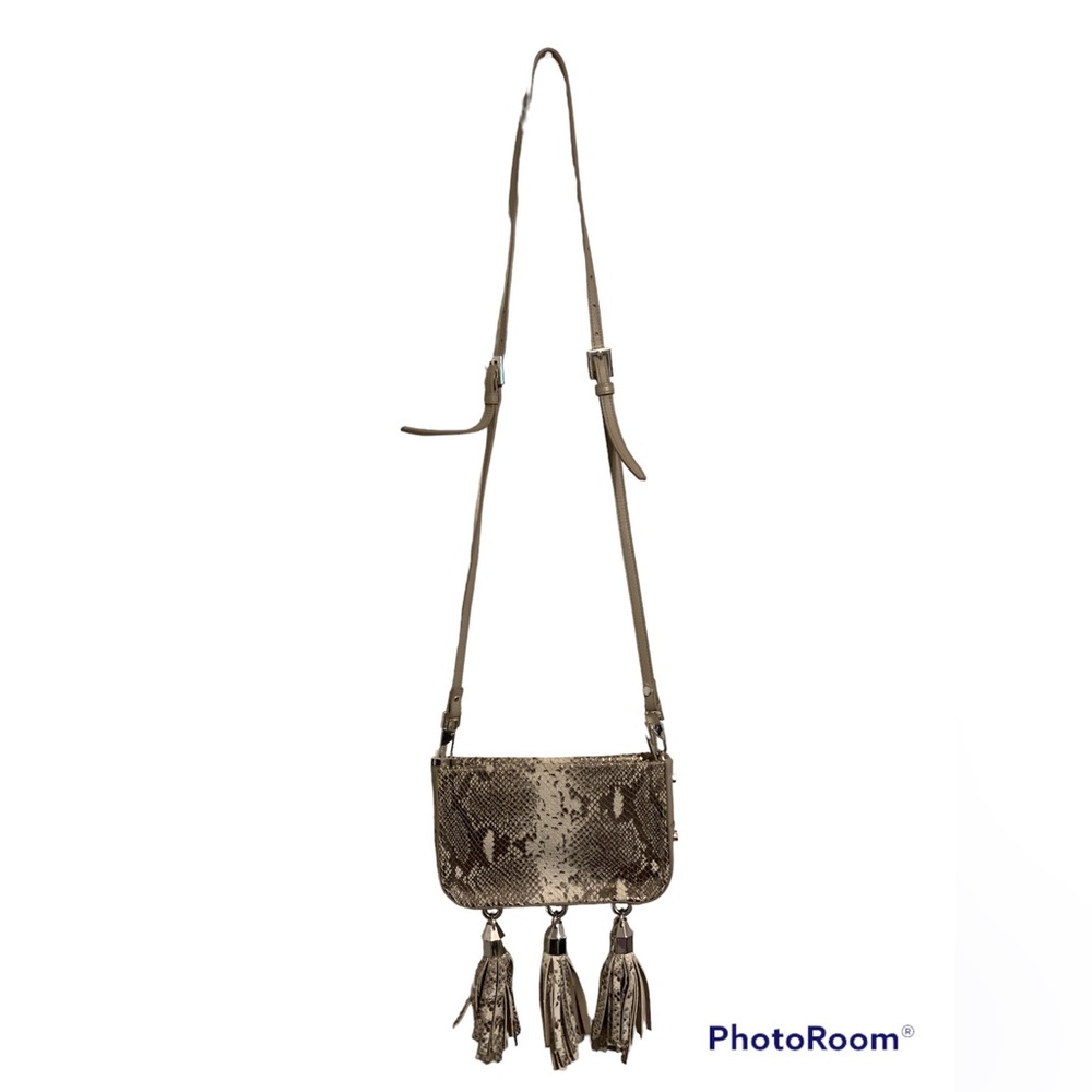 Luana Italy Metallic Snake Tassels Silver Hardware